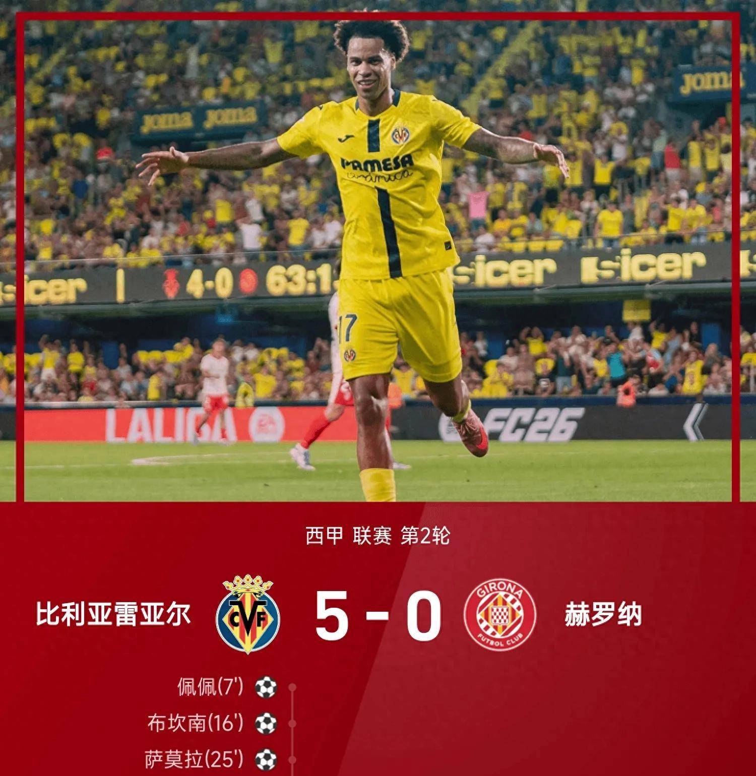 比利亚雷亚尔大胜对手,势不可挡掀起高潮的简单介绍 比利亚雷亚尔大胜对手,势不可挡掀起高潮的简单介绍